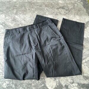 Bonobos Tuesday Cotton Straight Leg Pants Grey 33 x 32